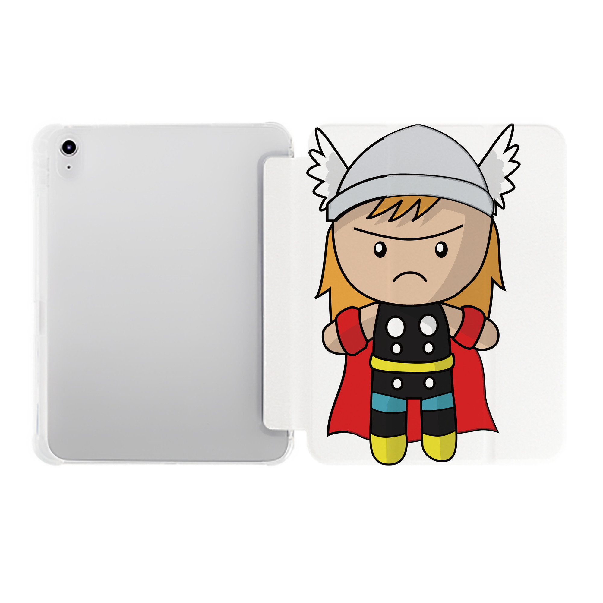 （画像用） アベンジャーズ The Avengers IPad ケース ペン収納付き 三つ折りスタンド PUレザー×シリコン 対応機種9.5/10.5/10.9インチ
